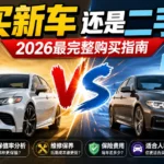 美国买新车还是二手车对比图，2026美国购车指南，新车与二手车价格、保值率、贷款及维修成本全面比较